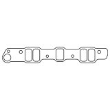Cometic Pontiac V8 .188in Fiber Intake Manifold Gasket Set - 1.141in x 2.063in Rectangle Port thumbnail 2