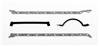 Cometic Chevrolet Mark-IV Big Block V8 .094in Fiber Oil Pan Gasket Kit - Trimmed Side Rails thumbnail 5