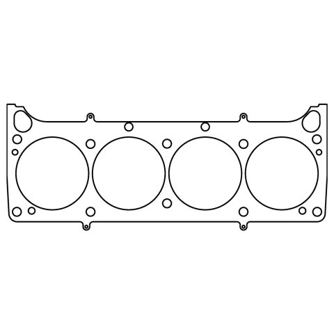 Cometic Pontiac 428/455 V8 .051in MLS Cylinder Head Gasket - 4.380in Bore - No Water Holes