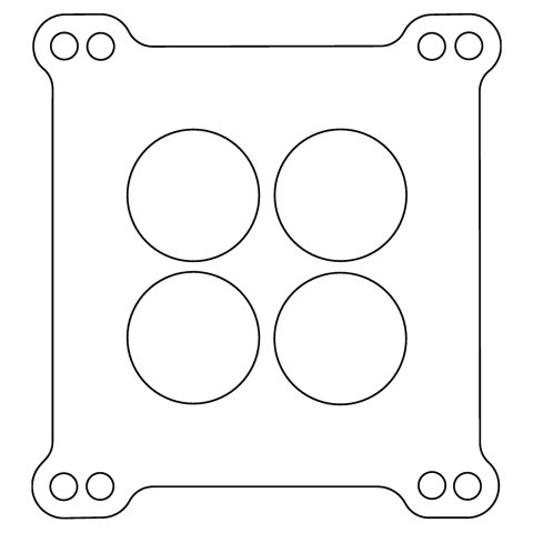 Cometic Carter AFB Holley 4 Barrel .039in Fiber Carburetor Gasket - 4-Hole - Double Drilled