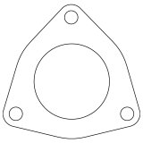 Cometic GM LT1/LT4 Gen-2 Small Block V8 .060in AM Exhaust Header Collector Gasket thumbnail 1