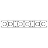 Cometic Jaguar XK6 .060in AFM Intake Manifold Gasket - With Straight Port Heads thumbnail 1
