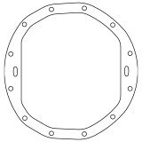 Cometic GM 8.875in .060in Fiber Differential Cover Gasket - 12 Bolt - Passenger Car thumbnail 1