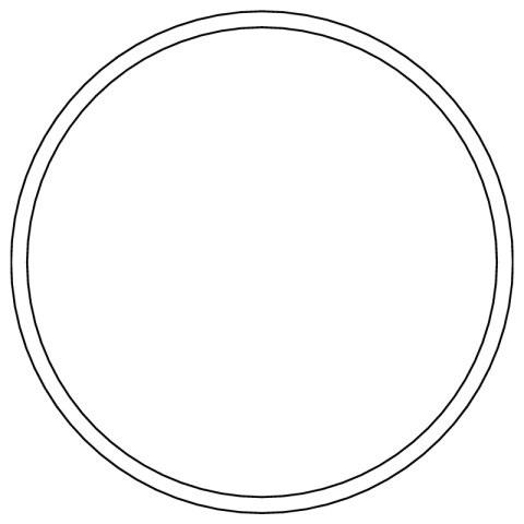 Cometic Holley 4500 Dominator .060in Fiber Air Cleaner Mounting Gasket - 7.3125in Diameter