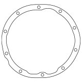 Cometic Ford 9in .032in AFM Differential Cover Gasket - 10 Bolt - Extra Ring Gear Clearance thumbnail 1