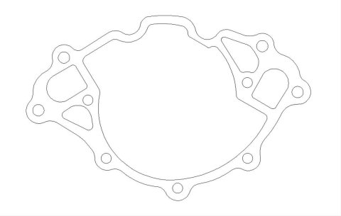 Cometic Ford 351W Windsor V8 .060in AFM Water Pump Gasket - SVO