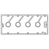 Cometic Cosworth BD Series .060in AFM Camshaft Housing Gasket thumbnail 1