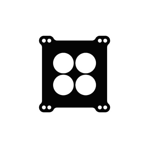 Cometic Holley 4 Barrel 4150 Style .039in Fiber Carburetor Gasket - 1.750in Holes thumbnail 1
