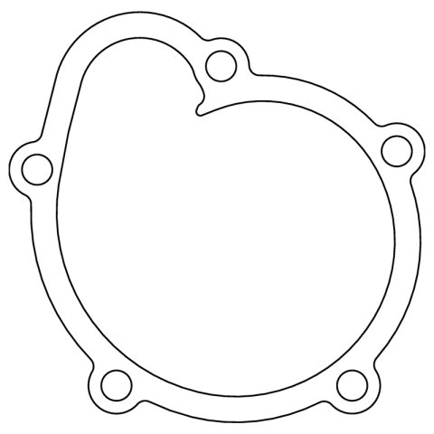 Cometic Nissan E13/E15/E16 .031in Fiber Water Pump Gasket thumbnail 1