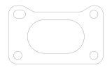 Cometic Cosworth BDA .064in AM Exhaust Manifold Gasket thumbnail 1