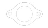 Cometic Chrysler Magnum V8 .018in AFM Thermostat Gasket thumbnail 2
