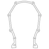 Cometic Chrysler Gen-2 Hemi .018in AFM Timing Cover Gasket thumbnail 2