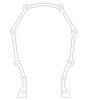 Cometic Chrysler Gen-2 Hemi .018in AFM Timing Cover Gasket thumbnail 5