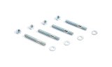 Cometic Carburetor Studs 2 1/2in Zinc Plated - Set of 4 With Washers and Nuts thumbnail 1