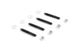 Cometic Carburetor Studs 2in Black Oxide Finish - With Bullet Tip thumbnail 1