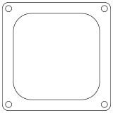 Cometic Holley 4500 Dominator Carb Gaskets .060in Fiber - Open Plenum - 10 Pack thumbnail 1