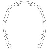 Cometic Chevy Gen-1 Small Block V8 Timing Cover Gasket .031in Fiber - 10 Pack thumbnail 1