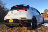 Rally Armor 19-22 Hyundai Veloster N Black UR Mud Flap w/ Red Logo thumbnail 2