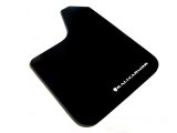 Rally Armor Universal Fit (No Hardware) Basic Black Mud Flap w/ Black Logo thumbnail 2