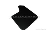 Rally Armor Universal Fit (No Hardware) Basic Black Mud Flap w/ Pink Logo thumbnail 2
