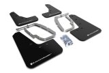Rally Armor 17-23 Tesla Model 3 Black UR Mud Flap w/White Logo thumbnail 1