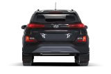 Rally Armor 18-23 Hyundai Kona Red UR Mud Flap Black Logo thumbnail 2