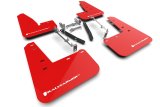 Rally Armor 23-26 Toyota GR Corolla Red UR Mud Flap w/White Logo thumbnail 1