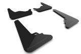 Rally Armor 21-26 Tesla Model S/ S Plaid Black UR Mud Flap w/Metallic Black Logo thumbnail 1