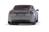 Rally Armor 21-26 Tesla Model S/ S Plaid Black UR Mud Flap w/Metallic Black Logo thumbnail 2