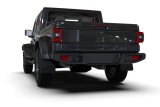 Rally Armor 19-26 Jeep JT Gladiator (Mojave/Rubicon) Black Mud Flap w/Grey Logo thumbnail 4