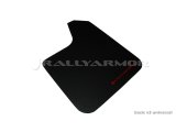 Rally Armor Universal Fit (No Hardware) Basic Black Mud Flap w/ Blue Logo thumbnail 3
