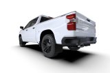 Rally Armor 19-26 Gen 4 Chevy Silverado 1500 Black UR Mud Flap White Logo thumbnail 5