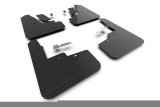 Rally Armor 2021-26 Ford Mach-E Rally Edition Black UR Mud Flap Metallic Black Logo thumbnail 1