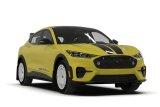 Rally Armor 2021-26 Ford Mach-E Rally Edition Black UR Mud Flap Metallic Black Logo thumbnail 7