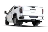 Rally Armor 20-26 GMC Sierra 2500/3500 HD Denali Black Mud Flap w/White Logo thumbnail 3