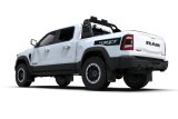 Rally Armor 21-25 Dodge Ram 1500 TRX Black UR Mud Flap - White Logo thumbnail 2