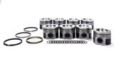 Mahle MS Piston Set GM Duramax 6.6L 4.095in Bore 3.898in Stk 6.417in Rod -41.8cc 17:1 CR Set of 8 thumbnail 4