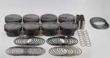 Mahle MS Piston Set BBC 496ci 4.310in Bore 4.25in Stroke 6.385in Rod .990 Pin 48cc 13.7 CR Set of 8 thumbnail 2