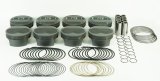 Mahle MS Piston Set SBC 433ci 4.155in Bore 4.000in Stroke 6.0in Rod 0.927 Pin 4cc 13.9 CR Set of 8 thumbnail 2