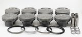 Mahle MS Piston Set of 8 Ford 5.2L Voodoo 315cid 3.710in Bore 3.661 Stk 5.9 Rod .827 Pin 7.8cc 12CR thumbnail 1