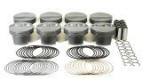 Mahle MS Piston Set GM LS 364ci 4.000in Bore 3.622in Stk 6.098in Rod .945 Pin -5.8cc Set of 8 thumbnail 1