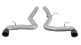 Kooks 2020 Toyota Supra 3in SS Muffler Delete Axle Back Exhaust w/Black Tips thumbnail 2
