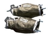 Kooks 2020+ Chevrolet Corvette C8 LT2 6.2L Heat Shield Blankets for Ultra Green Catted Connect Pipes thumbnail 2