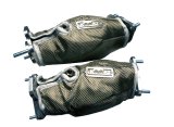 Kooks 2020+ Chevrolet Corvette C8 LT2 6.2L Heat Shield Blankets for Ultra Green Catted Connect Pipes thumbnail 3