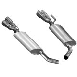 Kooks 14 Chevy SS LS3 6.2L OEM 3in Axleback Exhaust. w/and Quad 3in Slash Cut Pol Tips thumbnail 1