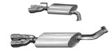 Kooks 14 Chevy SS LS3 6.2L OEM 3in Axleback Exhaust. w/and Quad 3in Slash Cut Pol Tips thumbnail 3