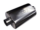 Kooks Universal 2 1/2in Center/Center Oval Muffler (4x8x12) thumbnail 1