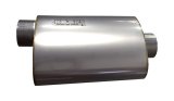 Kooks 3in Oval Center/Offset Muffler 12in Long Body Stainless Steel thumbnail 1