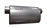 Kooks 3in Oval Offset/Offset (Same Side) Muffler 14in Long Body Stainless Steel thumbnail 1