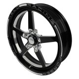 Weld Alumastar 1-Piece 17x4.5 / 5x4.5 BP / 2.25in. BS Black Wheel - Non-Beadlock thumbnail 1